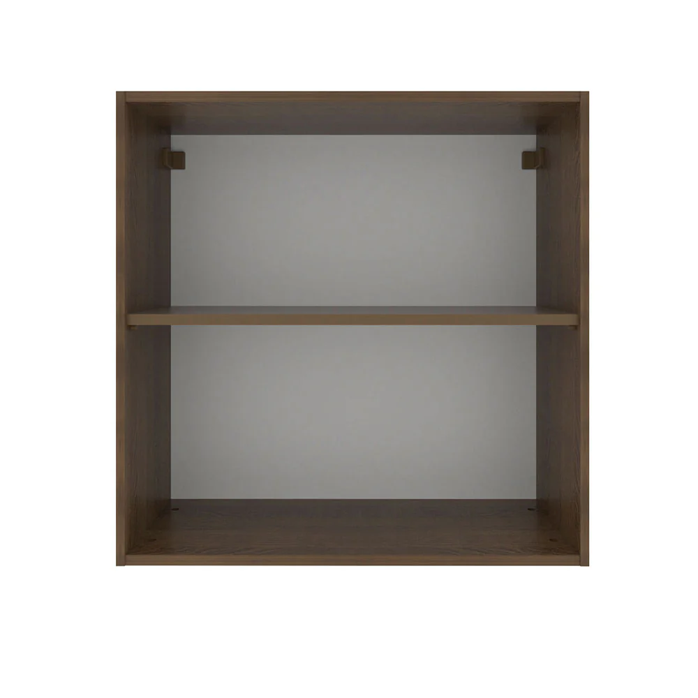 Armário Aéreo 70 cm 2 Portas Rustic/Branco Stella Madesa - Image 6