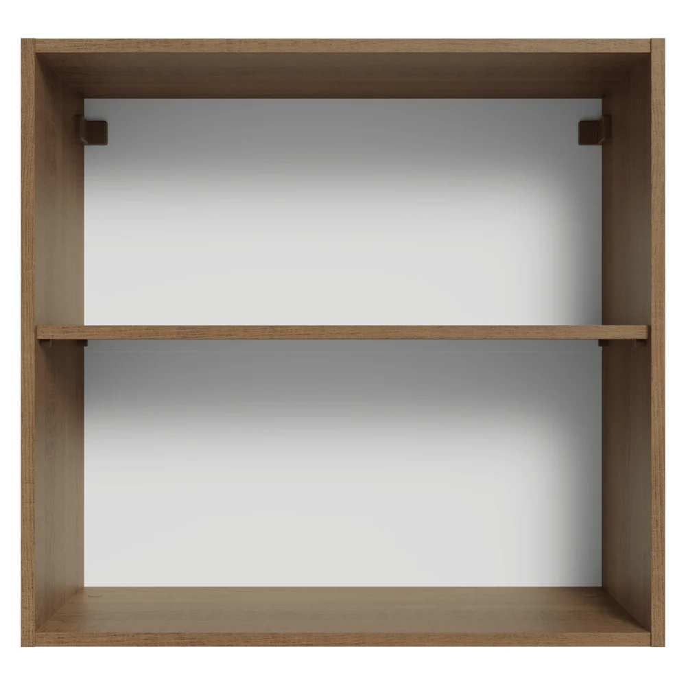 Armário Aéreo 70 cm 2 Portas Rustic/Crema Vik Madesa - Image 12
