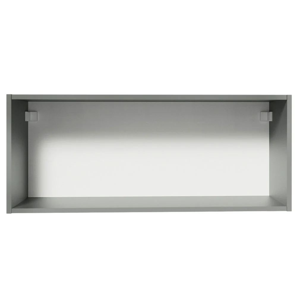 Armário Aéreo 80 cm 1 Porta Basculante Cinza Nice Madesa - Image 5