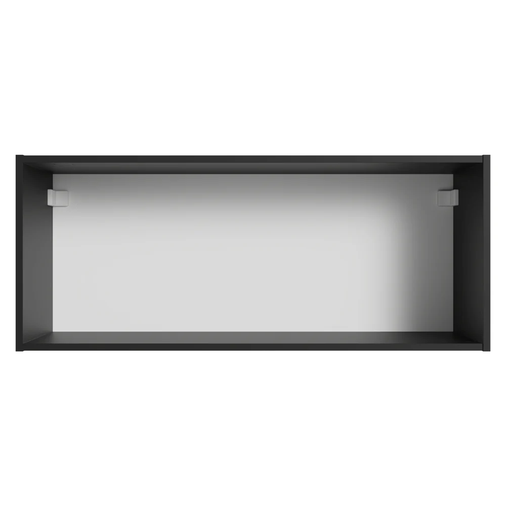 Armário Aéreo 80 cm 1 Porta Basculante Preto Nice Madesa - Image 11