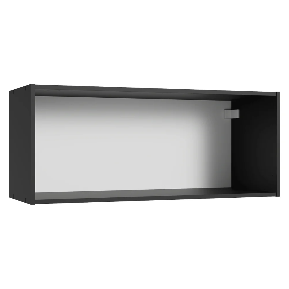 Armário Aéreo 80 cm 1 Porta Basculante Preto Nice Madesa - Image 12