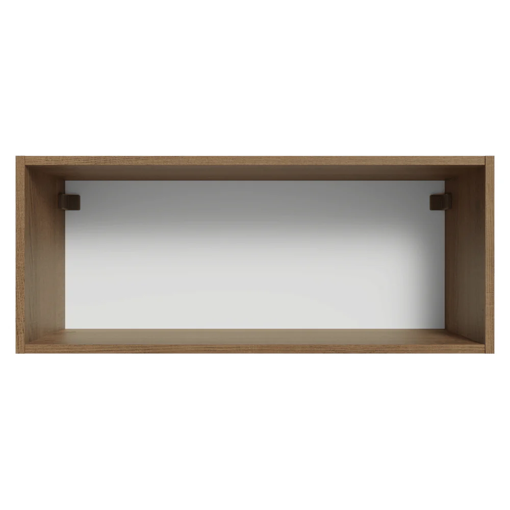 Armário Aéreo 80 cm 1 Porta Basculante Rustic/Crema Vik Madesa - Image 11