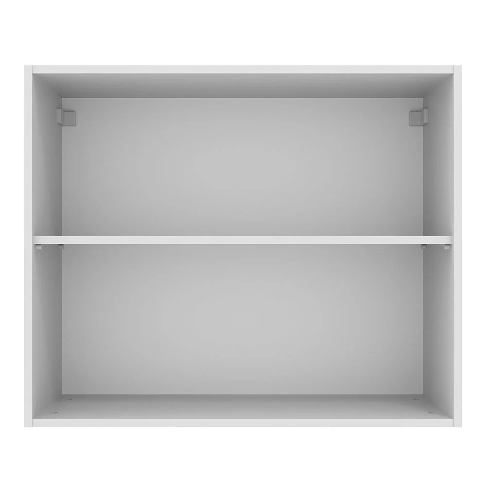 Armário Aéreo 80 cm 2 Portas Branco/Crema Agata Madesa - Image 6