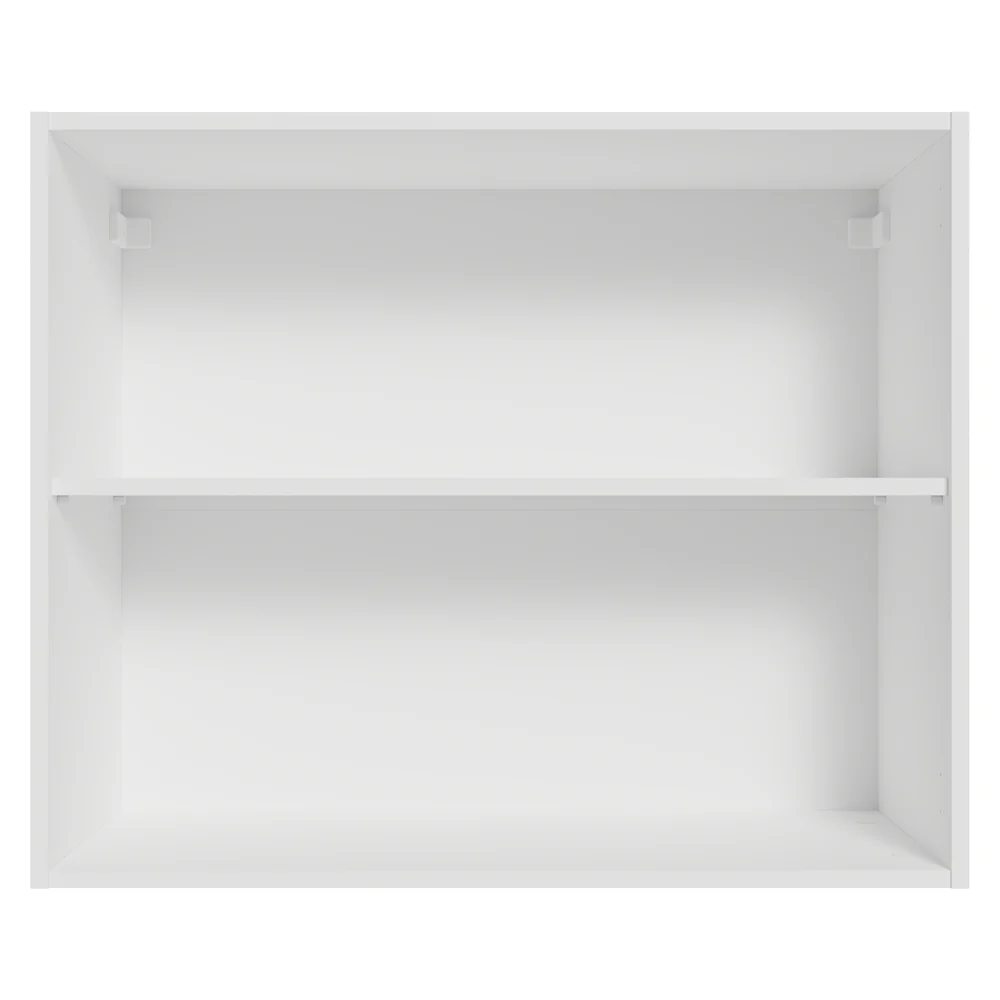 Armário Aéreo 80 cm 2 Portas Branco/Crema Vik Madesa - Image 12