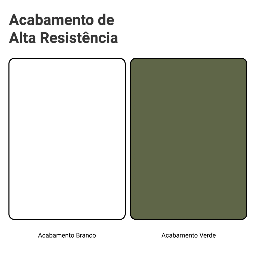 Armário Aéreo 80 cm 2 Portas Branco/Verde Vik Madesa - Image 8