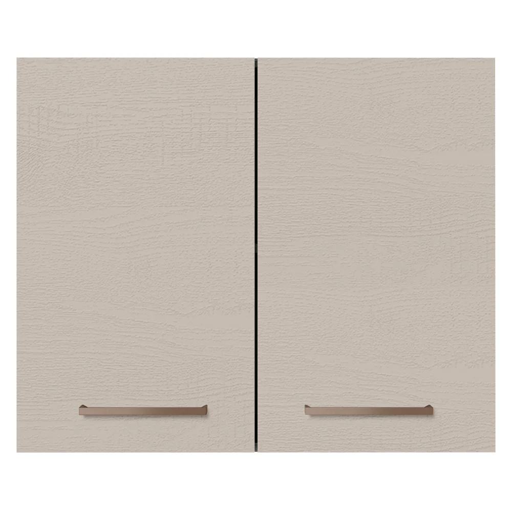Armário Aéreo 80 cm 2 Portas Rustic/Crema Agata Madesa - Image 5