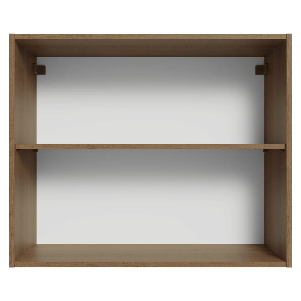 Armário Aéreo 80 cm 2 Portas Rustic/Crema Vik Madesa - Image 12