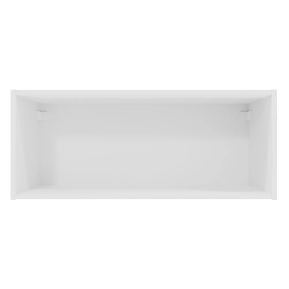 Armário Aéreo 80 cm Nicho Aberto para Cozinhas Lux, Glamy, Agata, Stella Branco Madesa - Image 5