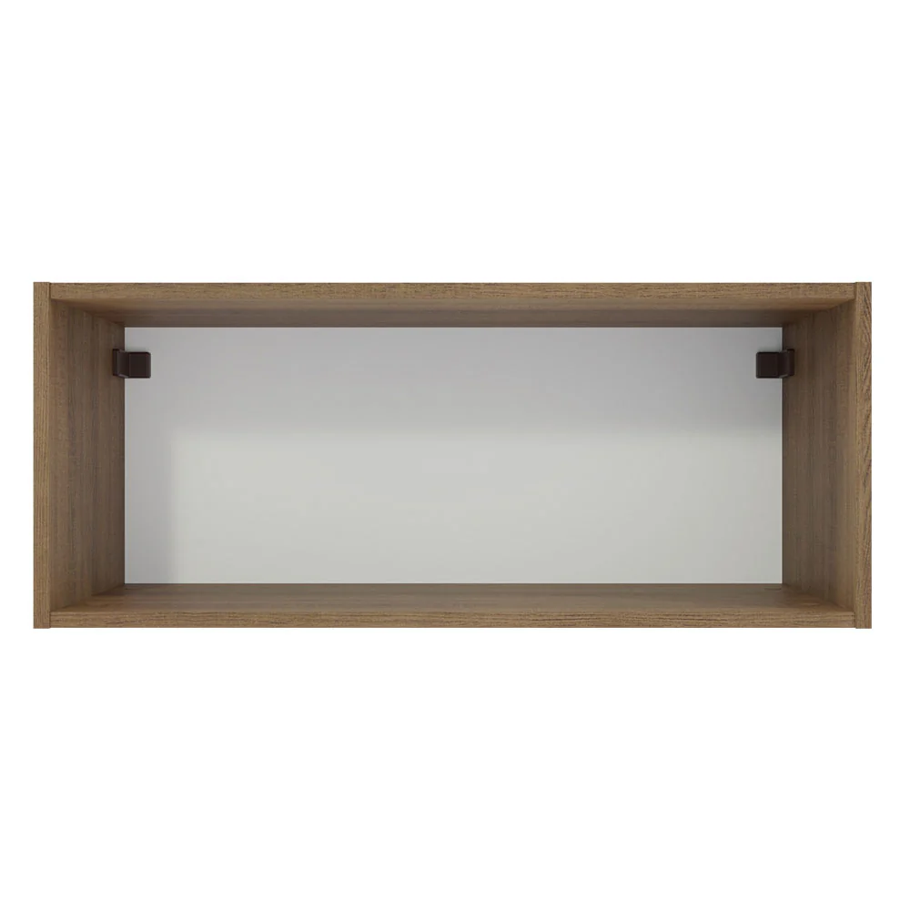 Armário Aéreo 80 cm Nicho Aberto para Cozinhas Lux, Glamy, Agata, Stella Rustic Madesa - Image 5