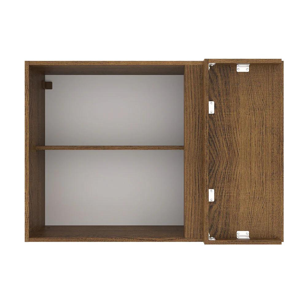 Armário Aéreo de Canto 1 Porta Rustic/Crema Agata Madesa - Image 6