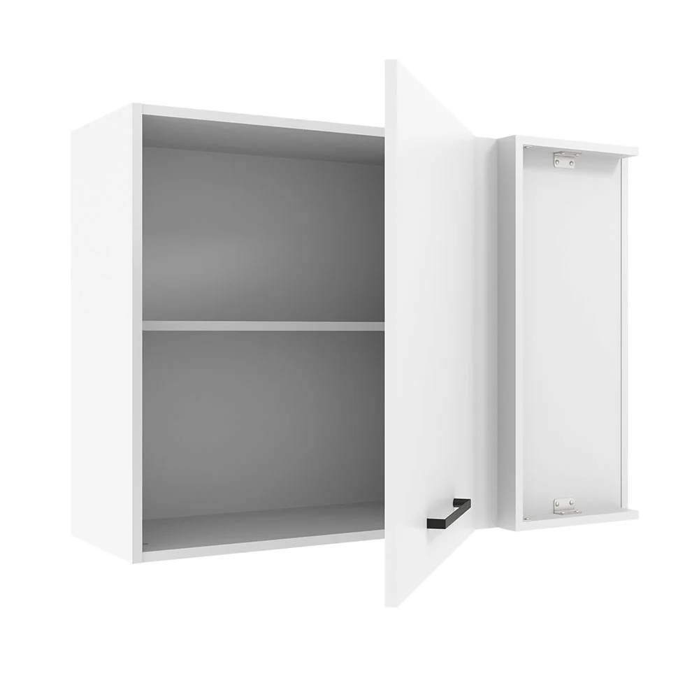 Armário Aéreo de Canto Madesa Agata 1 Porta - Branco - Image 4