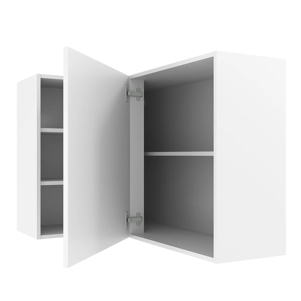 Armário Aéreo de Canto Madesa Agata 1 Porta para linha de 60 cm de profundidade Branco - Image 4