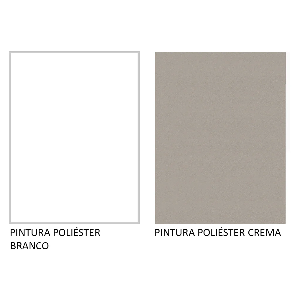 Armário Aéreo de Canto Madesa Smart 100% MDF com 1 Porta e Adega Branco/Crema - Image 7