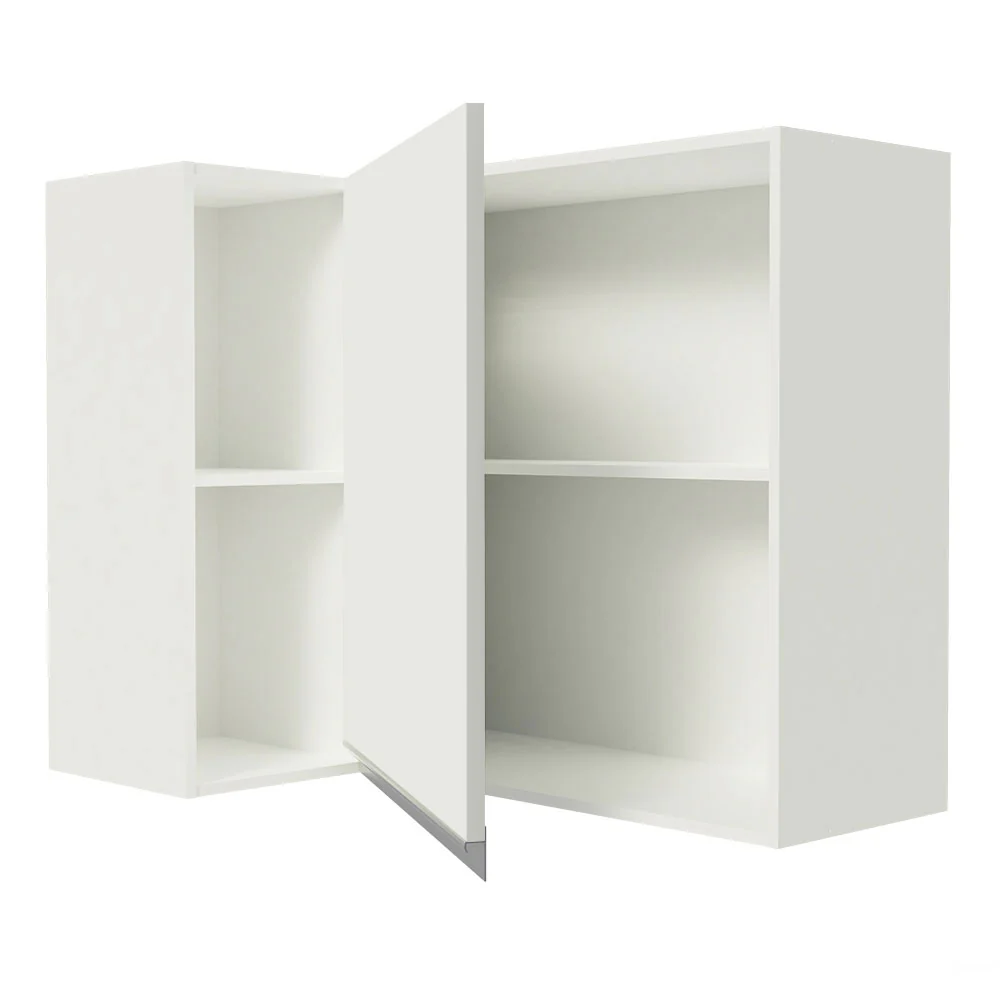 Armário Aéreo de Canto 100% MDF com Adega Branco Smart Madesa - Image 4