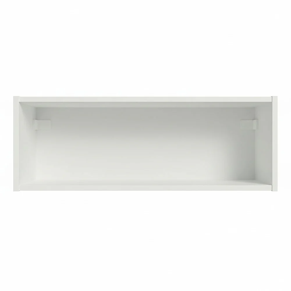 Armário Aéreo com Nicho Aberto 60cm Branco Emilly Madesa - Image 4