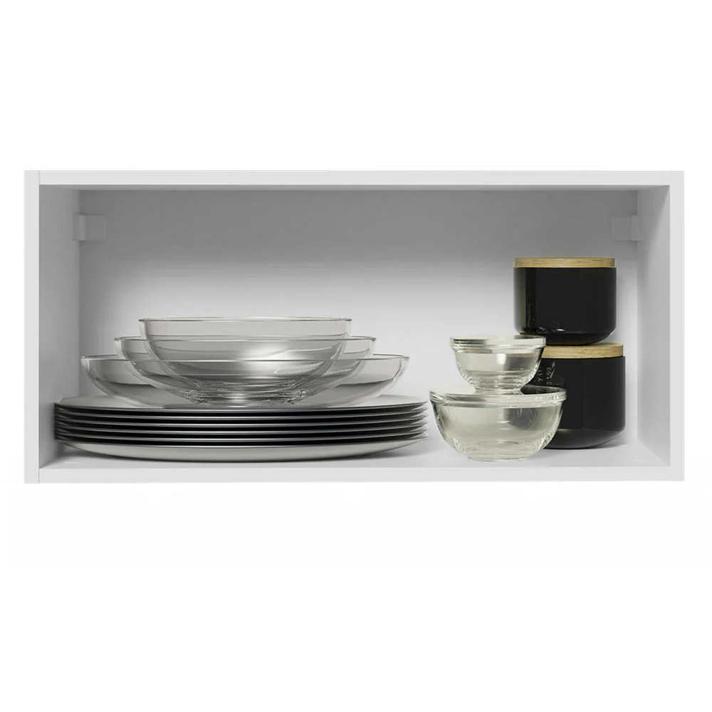 Armário Aéreo de Cozinha Madesa Agata 70 cm 1 Porta Basculante Branco - Image 3