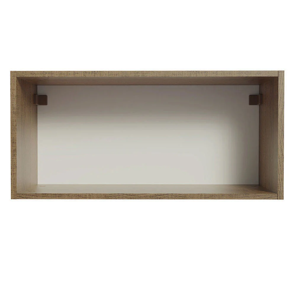 Armário Aéreo de Cozinha Madesa Agata 70 cm 1 Porta Basculante Rustic/Branco - Image 7