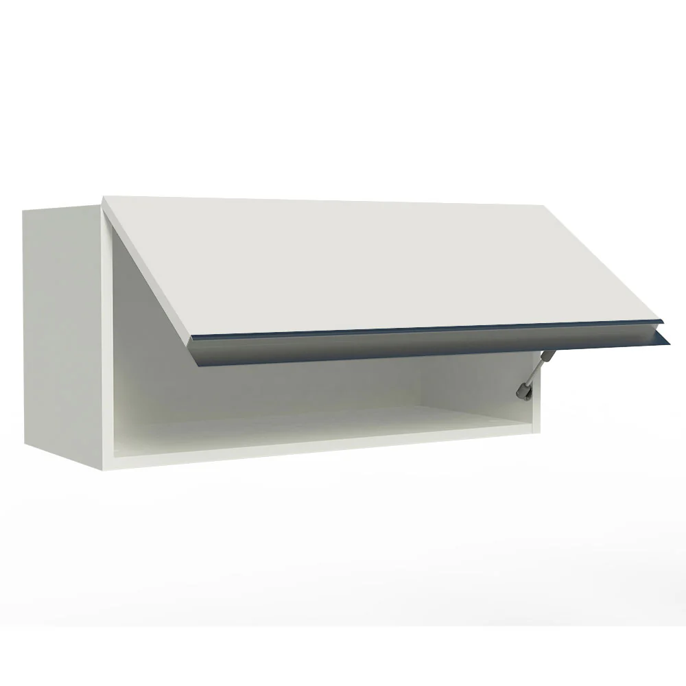 Armário Aéreo de Cozinha Madesa Glamy 70 cm 1 Porta Basculante Branco - Image 4
