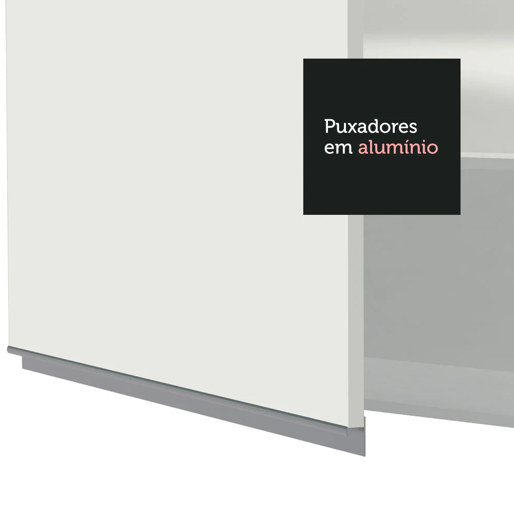 Armário Aéreo de Cozinha Madesa Glamy 70 cm 1 Porta Basculante Branco - Image 5