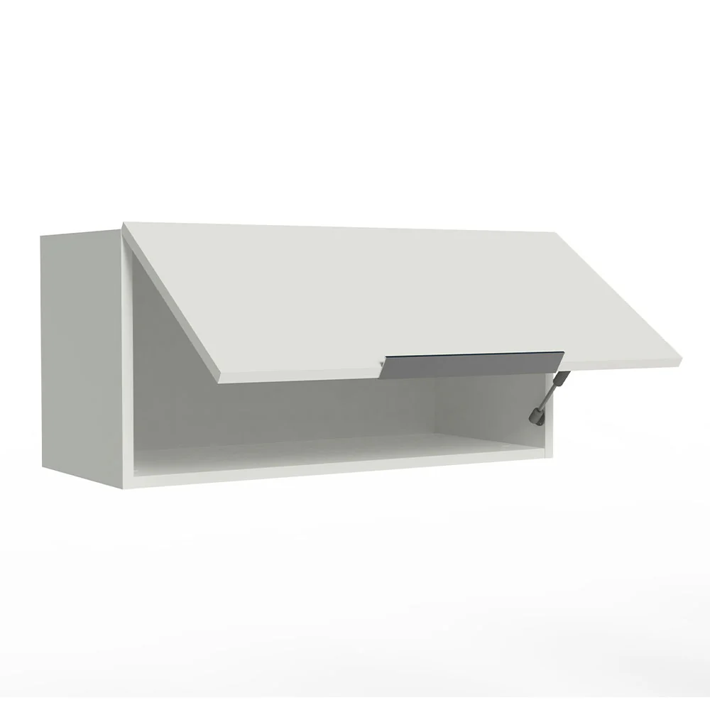 Armário Aéreo de Cozinha Madesa Stella 70 cm 1 Porta Basculante Branco - Image 4