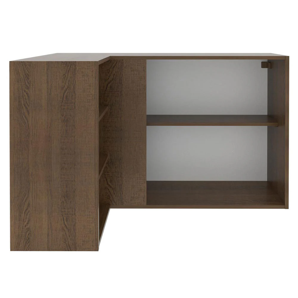 Armário Aéreo de Canto Madesa Glamy 1 Porta para linha de 60 cm de profundidade Rustic - Image 10