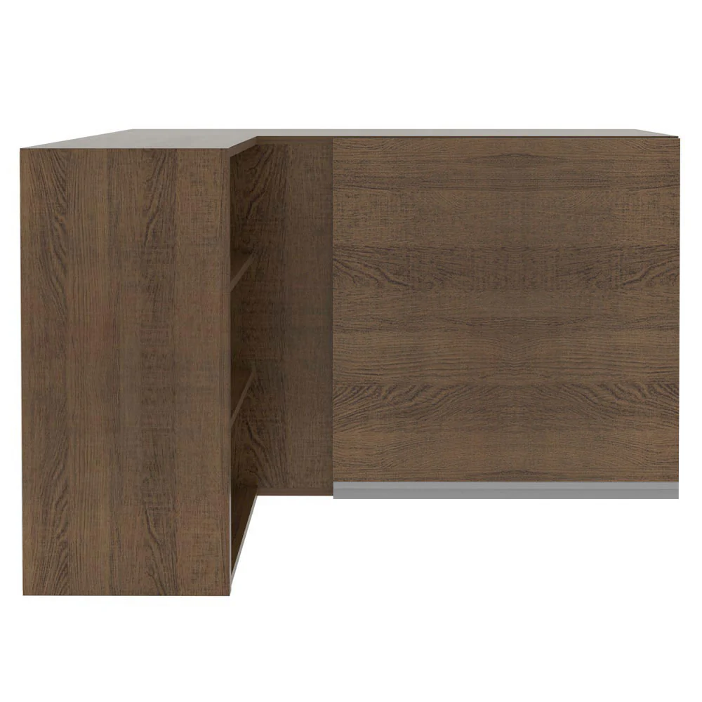Armário Aéreo de Canto Madesa Glamy 1 Porta para linha de 60 cm de profundidade Rustic - Image 8