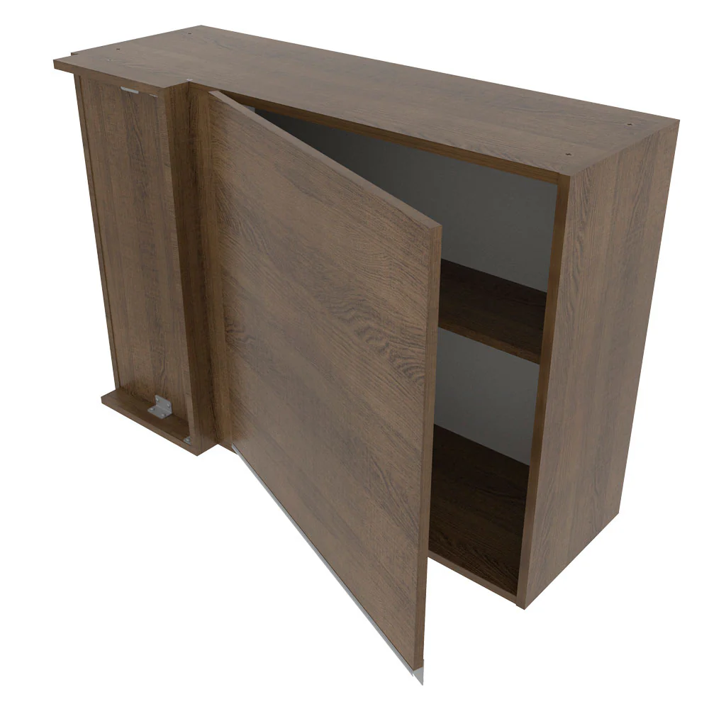 Armário Aéreo de Canto Madesa Glamy 1 Porta Rustic - Image 4