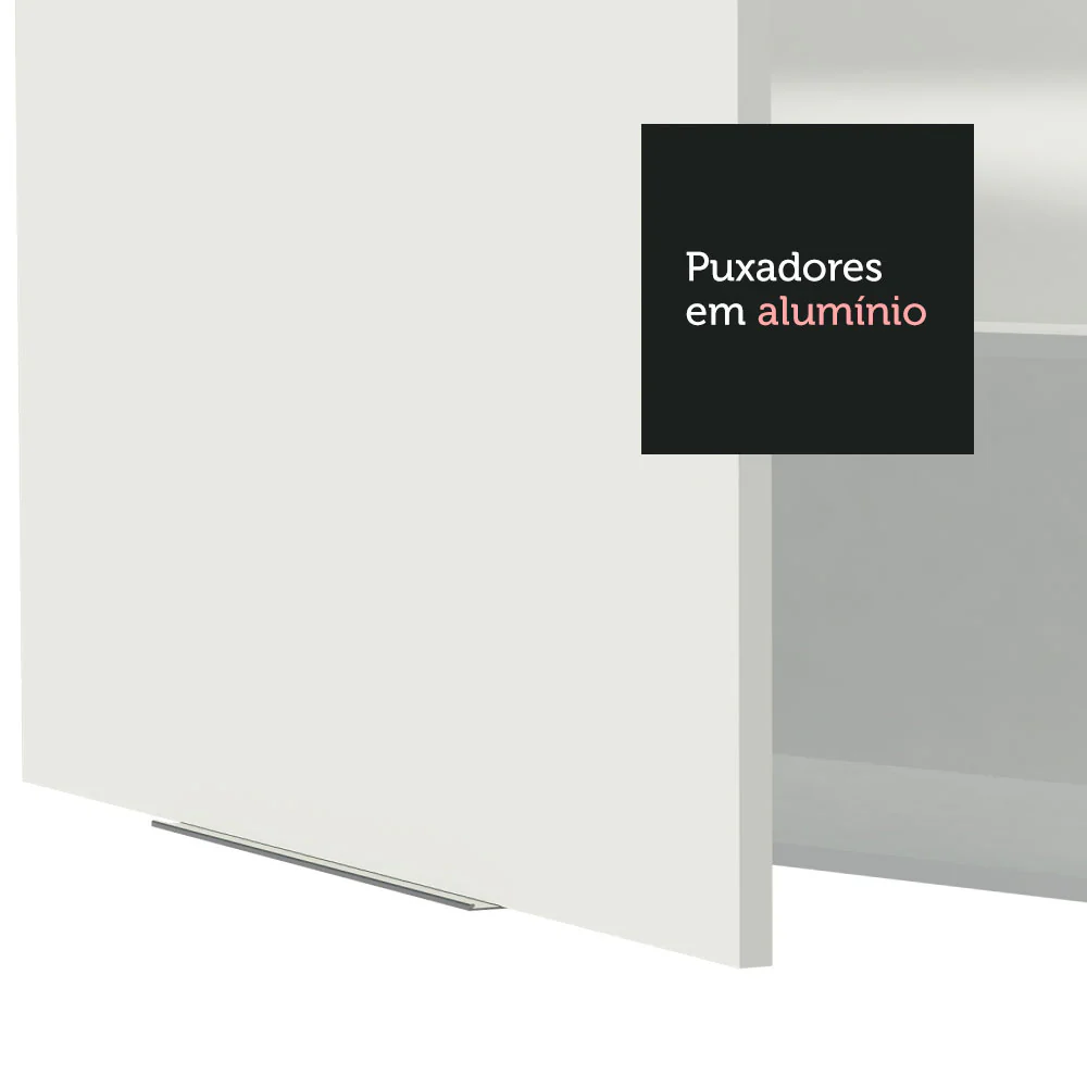 Armário Aéreo de Canto Madesa Stella 1 Porta Branco - Image 5