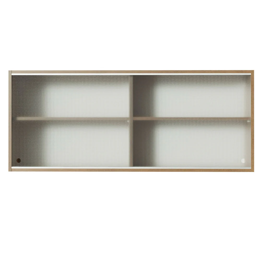 Armário Aéreo Madesa 2 Portas de Correr de Vidro para Cozinhas Glamy, Lux e Reims Rustic - Image 7