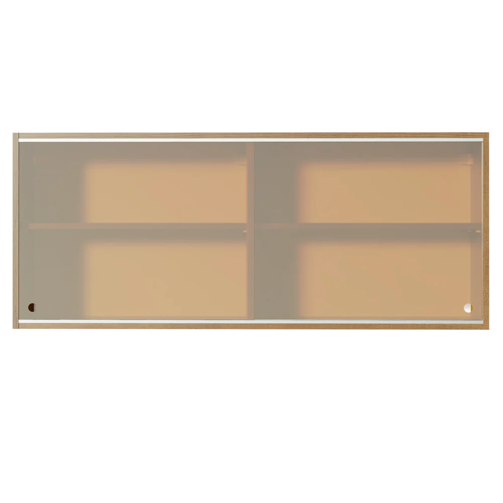 Armário Aéreo Madesa 2 Portas de Correr Vidro Reflex para Cozinhas Glamy, Lux, Agata e Reims Rustic - Image 7