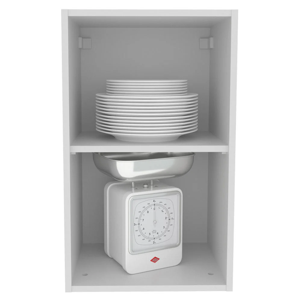 Armário Aéreo Madesa Acordes 100% MDF 40 cm 1 Porta Branco Brilho - Image 3
