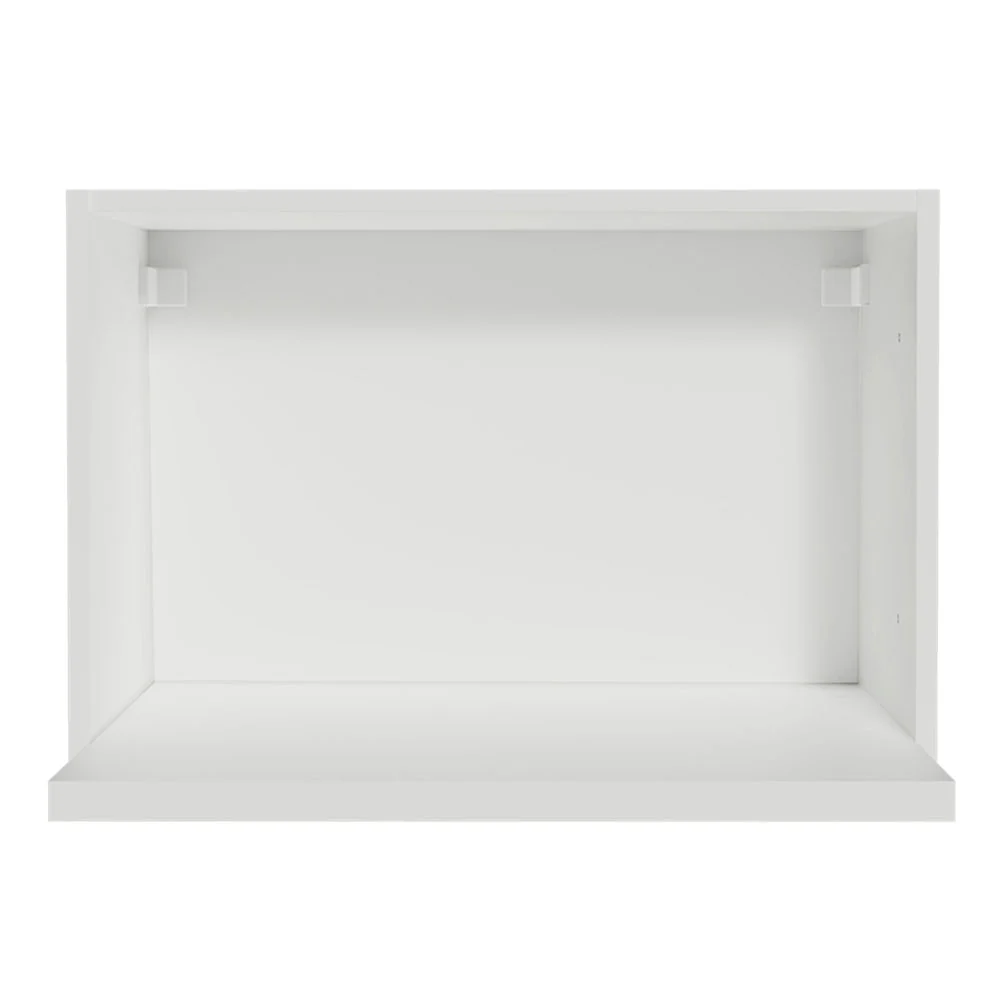 Armário Aéreo Madesa Acordes 100% MDF 60 cm com Nicho para Microondas e Forno Elétrico Branco - Image 5