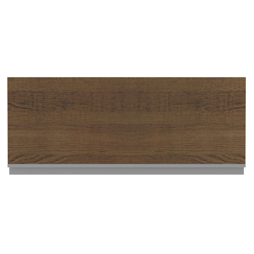 Armário Aéreo Madesa Acordes 100% MDF 80 cm 1 Porta Basculante Branco/Rustic - Image 8