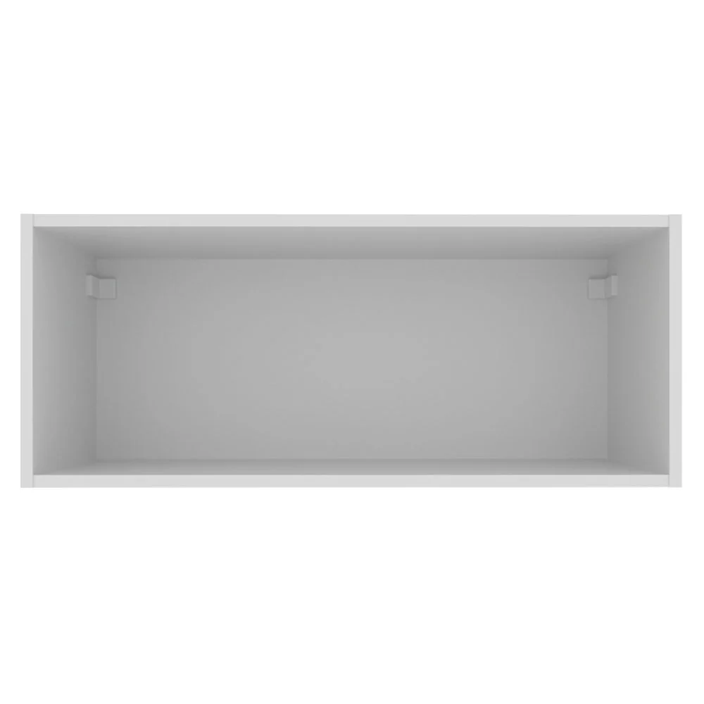 Armário Aéreo Madesa Acordes 100% MDF 80 cm 1 Porta Basculante Branco/Rustic - Image 9