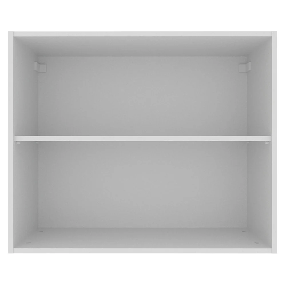 Armário Aéreo Madesa Acordes 100% MDF 80 cm 2 Portas Branco Brilho - Image 9