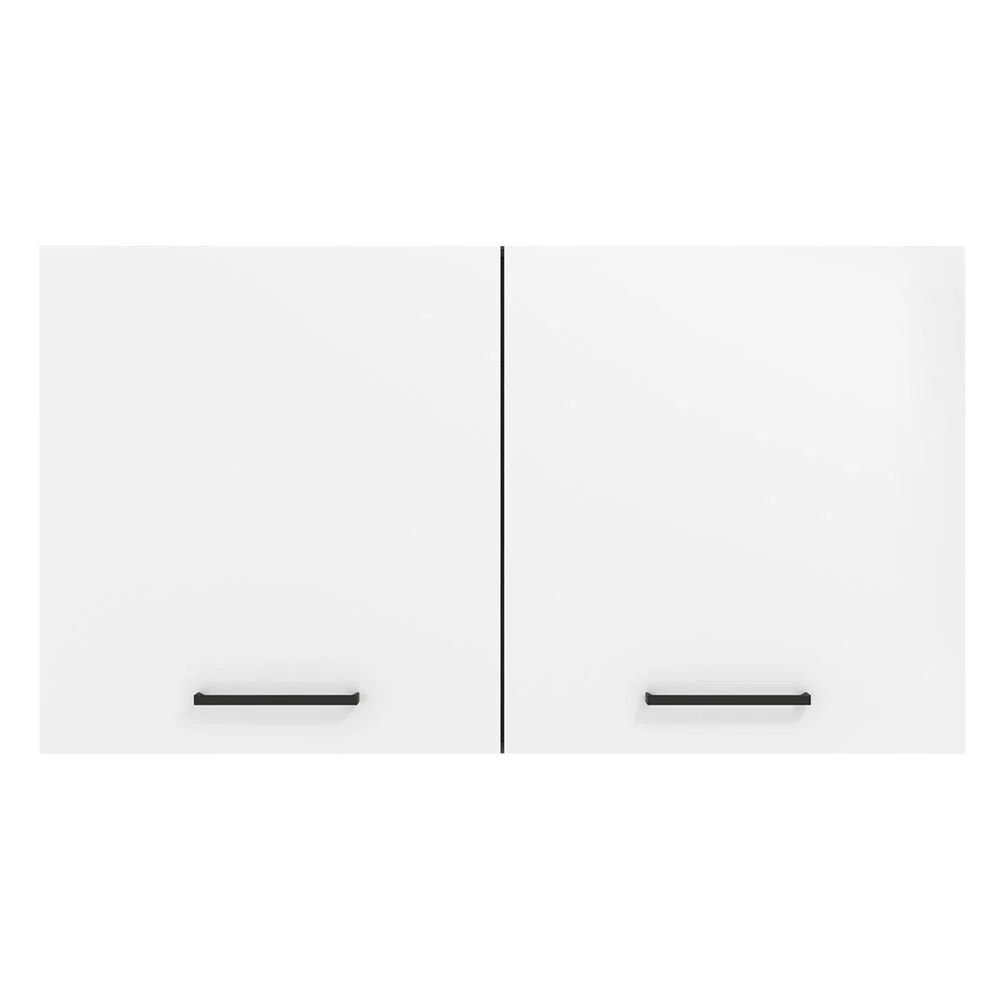 Armário Aéreo Madesa Agata 120 cm 2 Portas Branco - Image 6