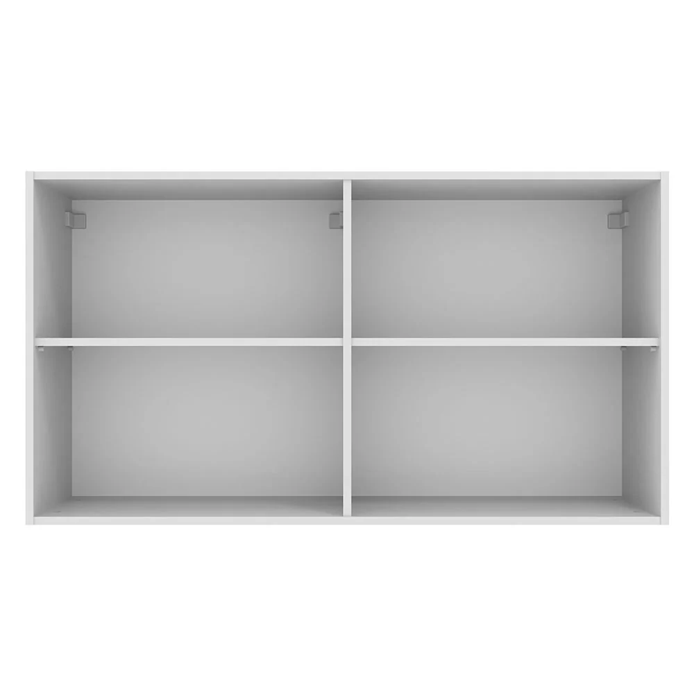 Armário Aéreo Madesa Agata 120 cm 2 Portas Branco - Image 7