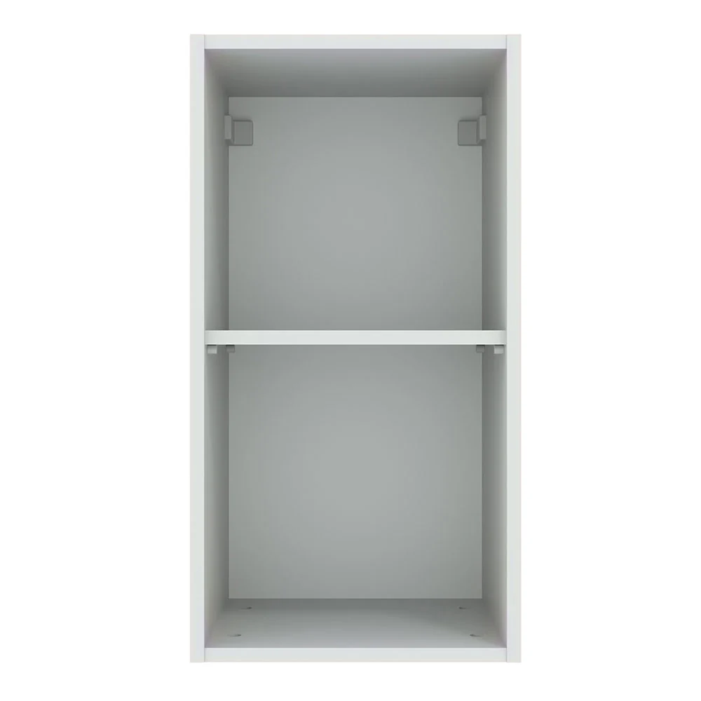 Armário Aéreo Madesa Agata 35 cm 1 Porta Branco/Cinza - Image 9