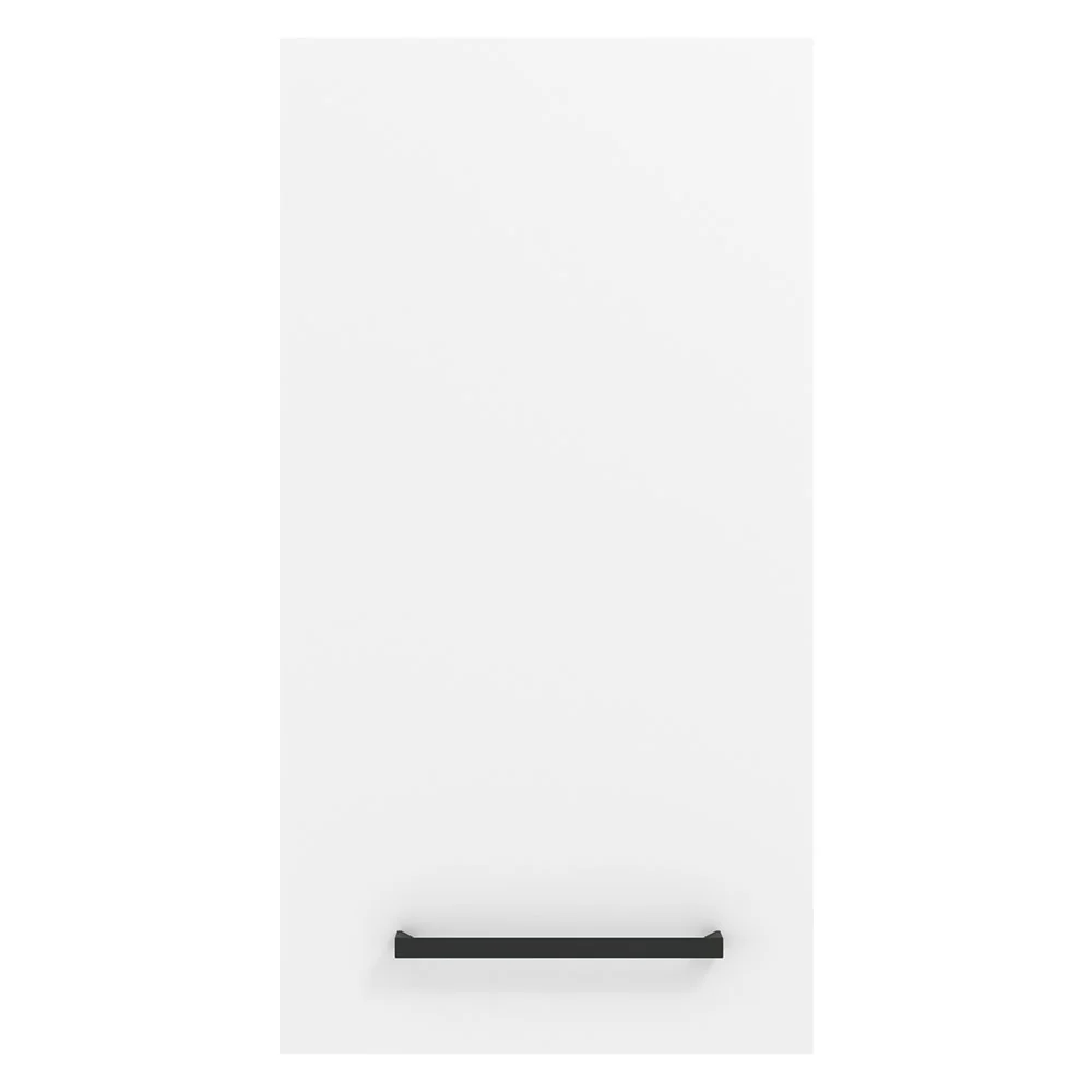 Armário Aéreo Madesa Agata 35 cm 1 Porta Rustic/Branco - Image 6