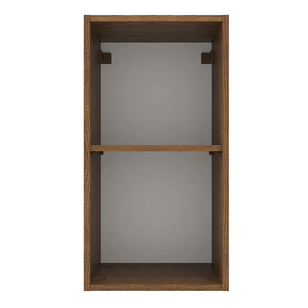 Armário Aéreo Madesa Agata 35 cm 1 Porta Rustic/Branco - Image 7