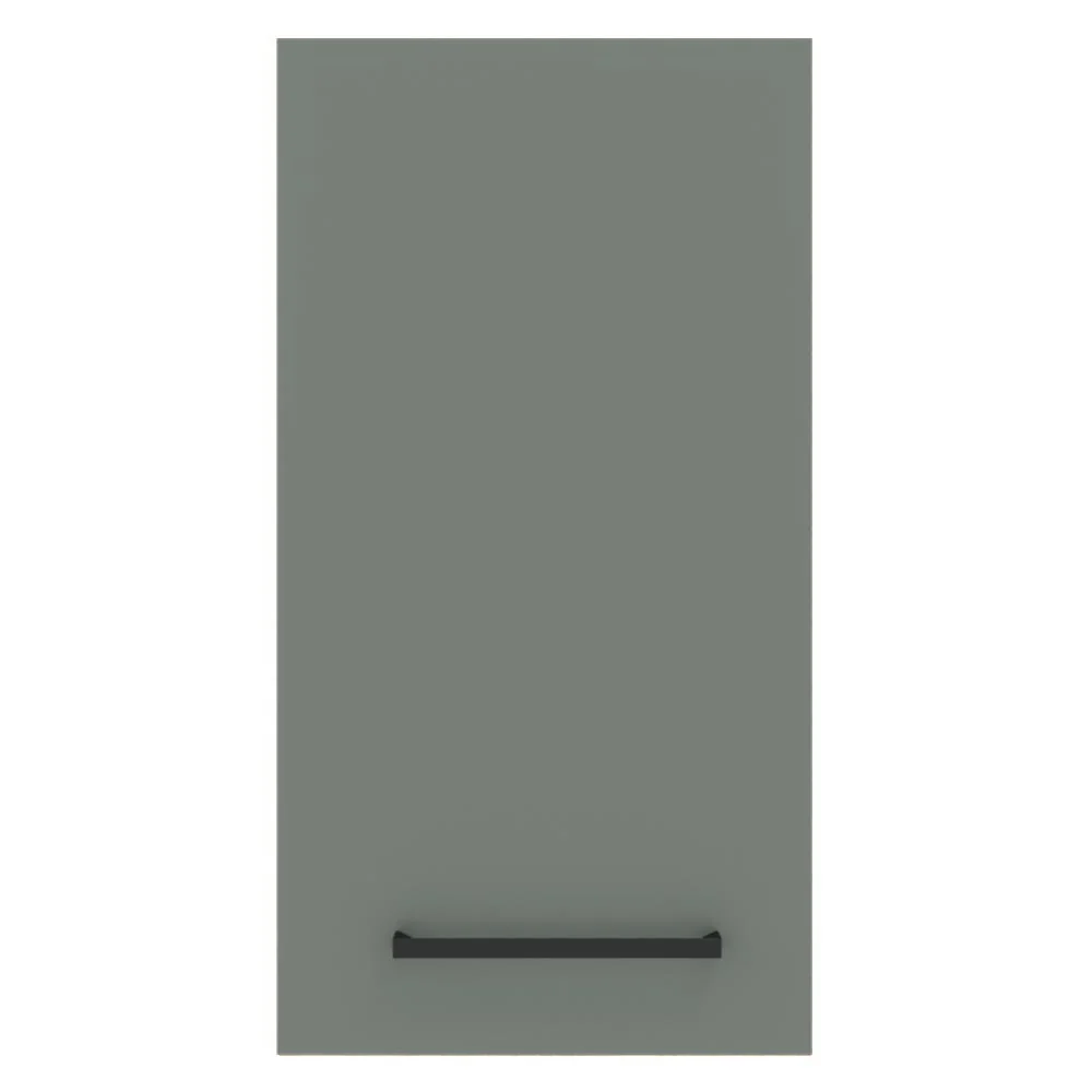 Armário Aéreo Madesa Agata 35 cm 1 Porta Rustic/Cinza - Image 8