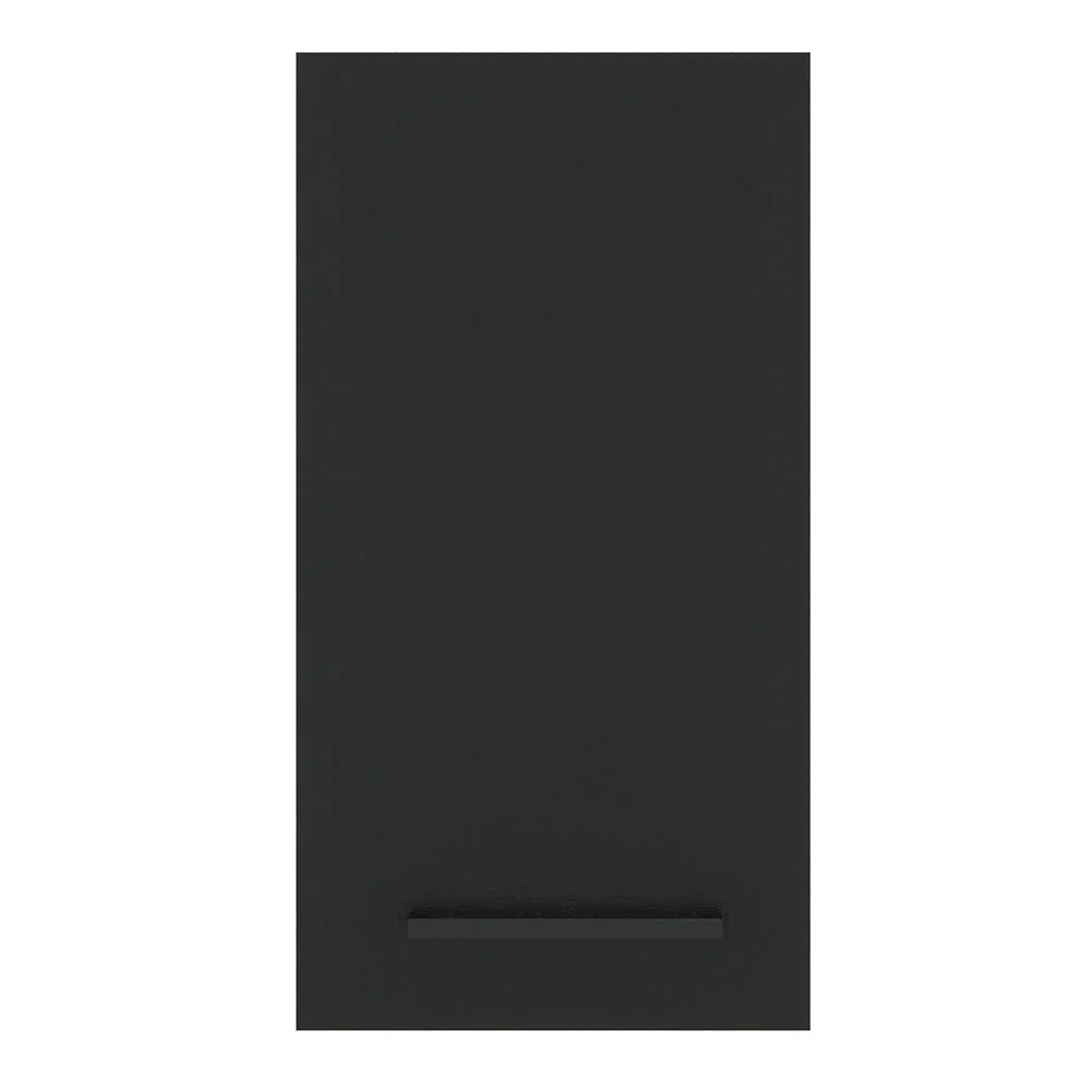 Armário Aéreo Madesa Agata 35 cm 1 Porta Rustic/Preto - Image 8