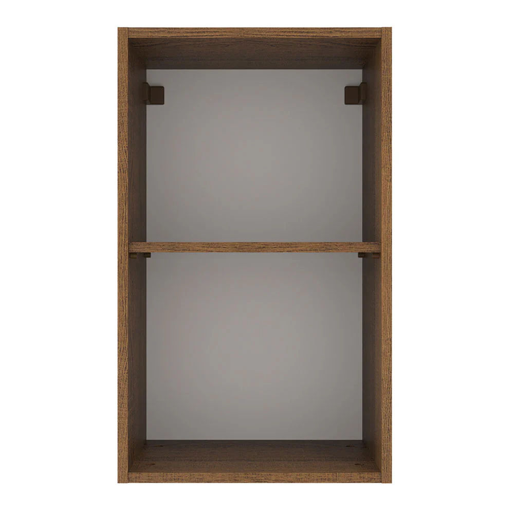 Armário Aéreo Madesa Agata 40 cm 1 Porta Rustic/Branco - Image 7