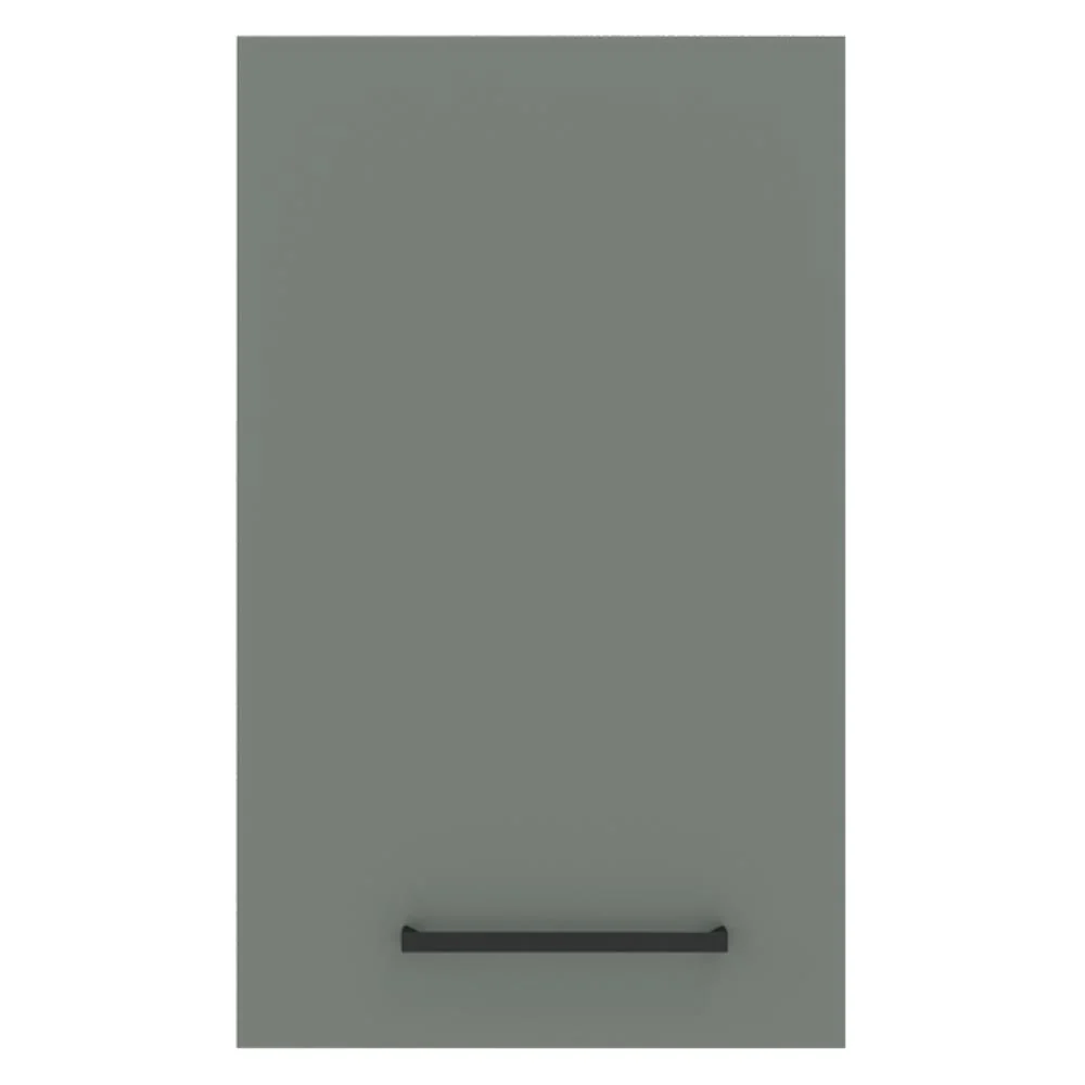Armário Aéreo Madesa Agata 40 cm 1 Porta Rustic/Cinza - Image 8