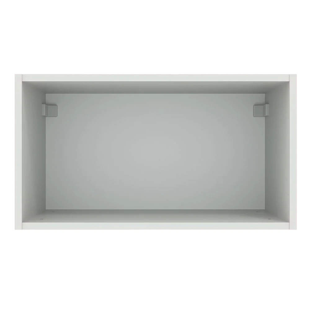 Armário Aéreo Madesa Agata 60 cm 1 Porta Basculante Branco/Preto - Image 9
