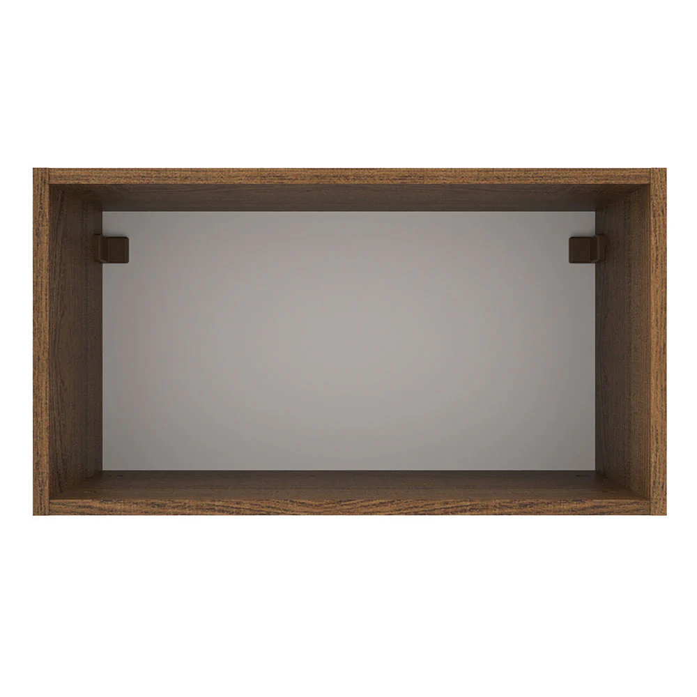 Armário Aéreo Madesa Agata 60 cm 1 Porta Basculante Rustic/Branco - Image 7