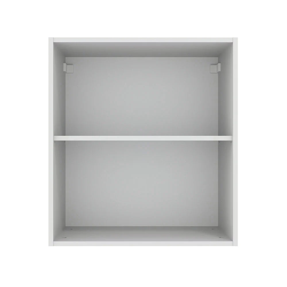 Armário Aéreo Madesa Agata 60 cm 1 Porta Branco/Cinza - Image 9