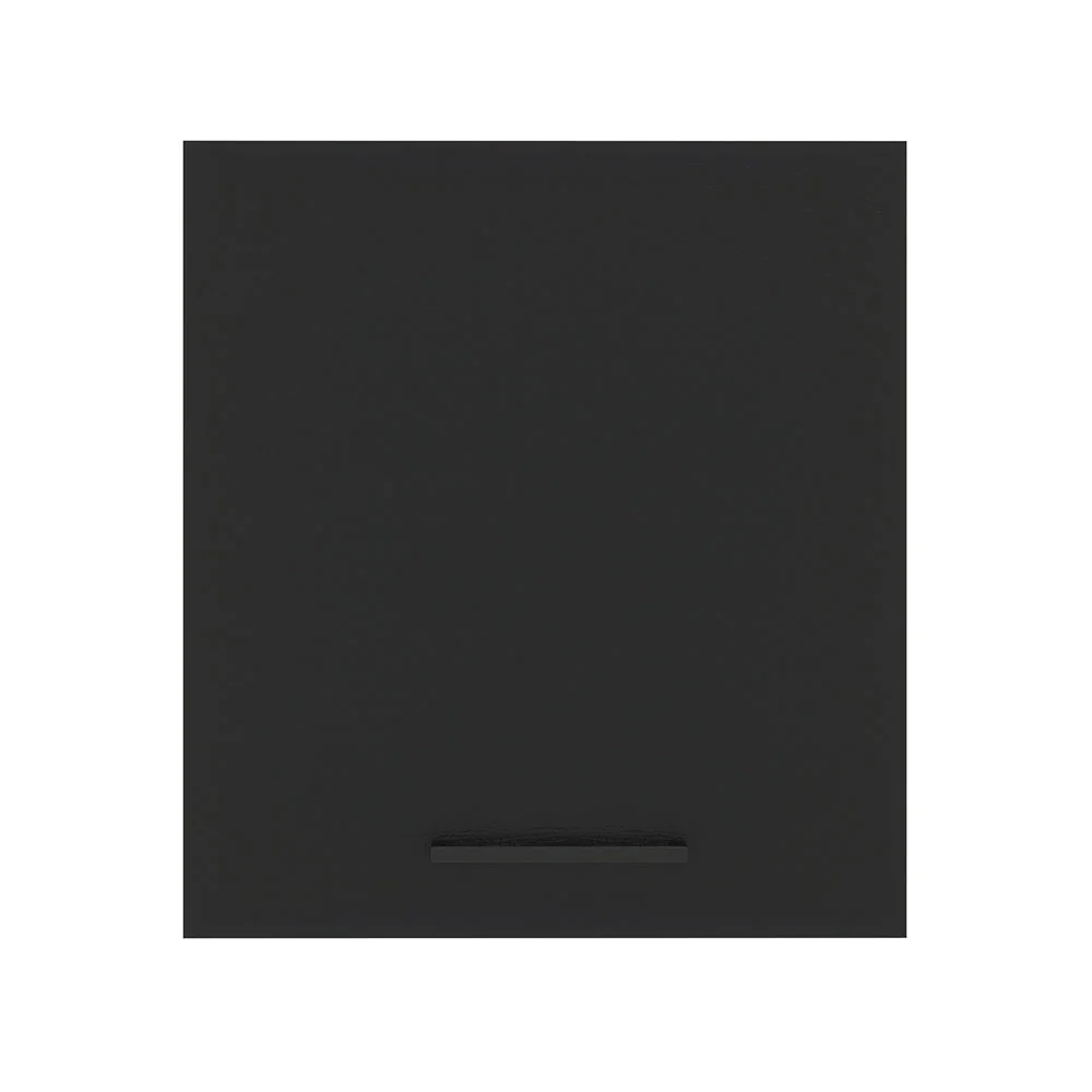Armário Aéreo Madesa Agata 60 cm 1 Porta Branco/Preto - Image 8