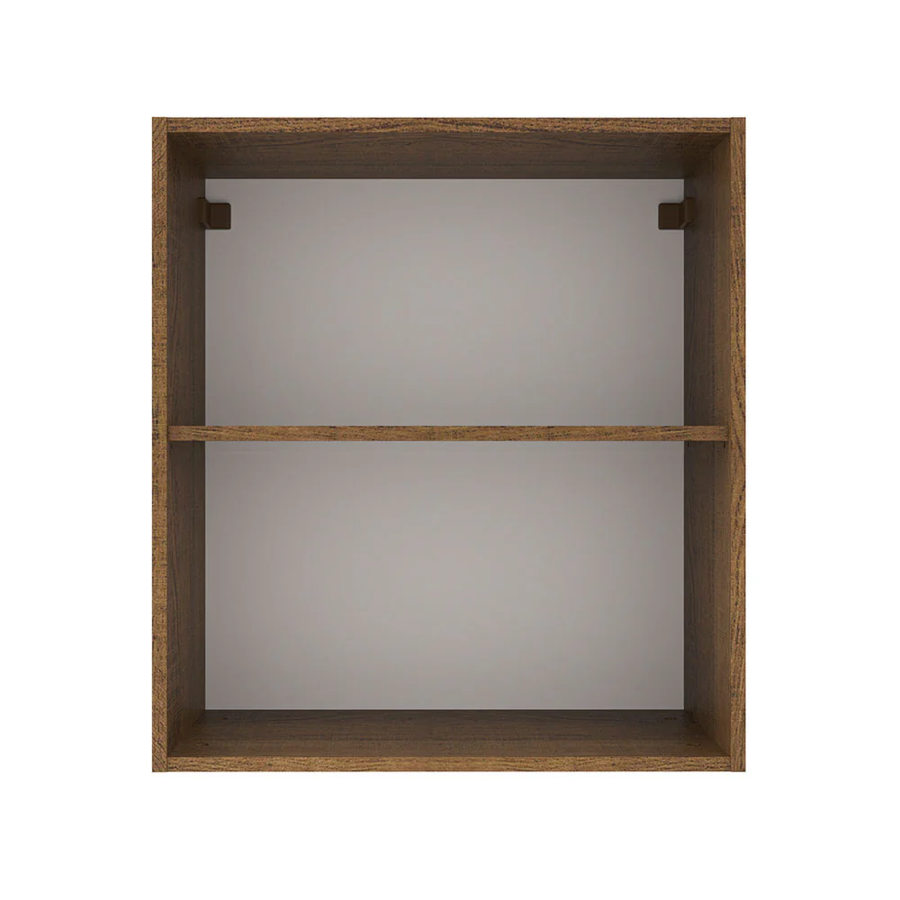 Armário Aéreo Madesa Agata 60 cm 1 Porta Rustic/Branco - Image 7