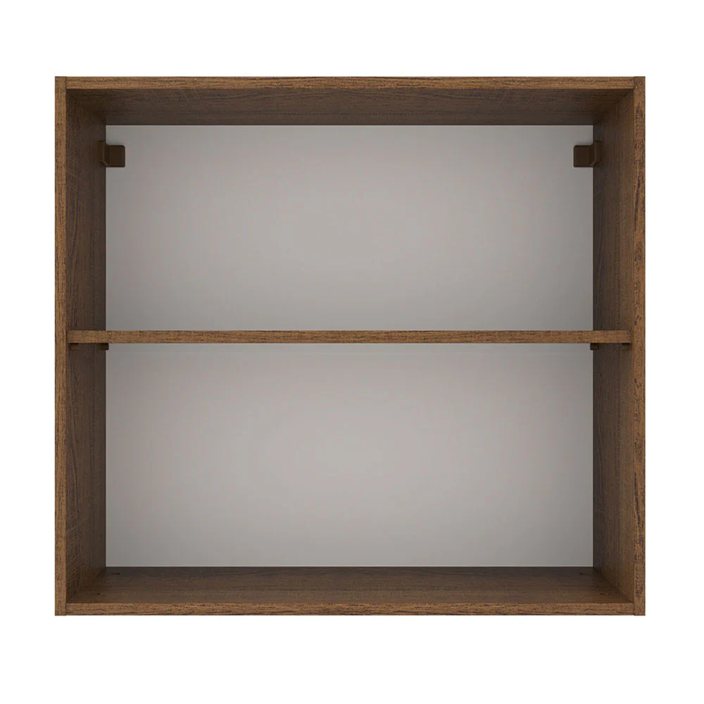 Armário Aéreo Madesa Agata 70 cm 2 Portas Rustic/Cinza - Image 7
